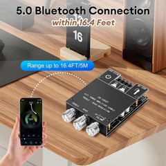 High Quality ZK-1002T Bluetooth 5.0 Amplifier Board 200W Hifi Audio AMP Board