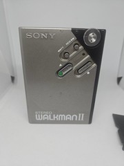 Sony WM-2 Walkman Stereo Portable Cassette Player Silver Working
