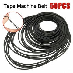 50PCS Square Rubber Drive Belt For Audio Cassette Player Recorder Repair Parts
