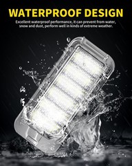 LED License Plate Lights 18-SMD Bright White Tag Lamp Assembly Compatible with F