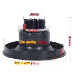 1pcs 84mm 4Ω/6Ω/8Ω 20W Dome silk film tweeter Speaker Loudspeaker Audio Parts