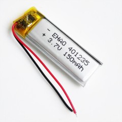 3.7V 150mAh Lipo Rechargeable Battery 401235 For MP3 Bluetooth Bracelet Selfie