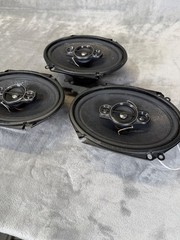 Ford Mazda Pioneer TS-A6886R 4-Way Coaxial Speakers Set of 3 6×8 60w TESTED!
