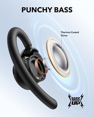 Soundcore V20i Open-Ear Headphones Comfort Ear Hook Earbuds Deep Bass LED Light