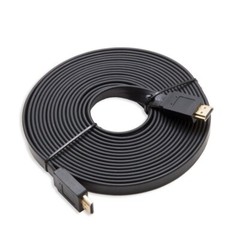 Premium HDMI M-M Cable 25FT 30FT 50FT Flat Golf Plated PS4 Xbox One 3D HDTV PC