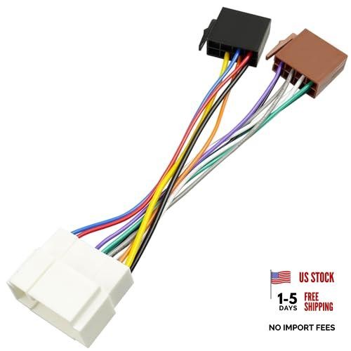 20Pin Aftermarket Radio Wiring Harness 8+8Px20P Connector for Honda 99-06