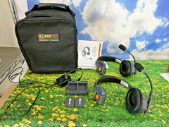 EARTEC UL2S Ultralite HD 2-Person Full Duplex Wireless Intercom Headset W/Case