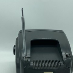 GPX 1993 Mini TV Black & White Television AM/FM Radio w/ Power Cord – Works