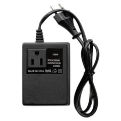 220V-110V 200W Step-Down Power Transformer – Intl Travel Adapter Converter