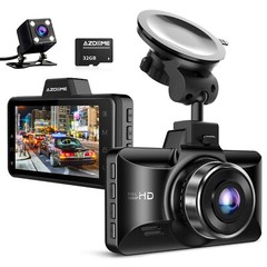 AZDOME Dual Lens Dash Cam ADAS 1080P FrontRear Car DVR Driving Recorder G-Sensor
