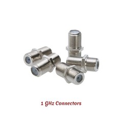 RG6 RG59 Female to Female Coaxial Coupler F-Type F81 Barrel Coax Adapter Lot
