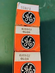 Set of 4 Vintage NOS RCA Electronic Tubes 6JE6C/6LQ6 in Original Box + GE 15MF8