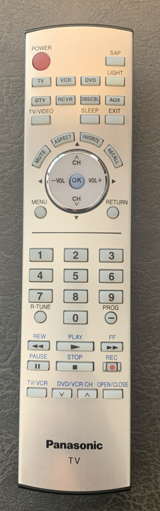 Panasonic EUR7327Z60542G Multi Use Remote Control. Used, Pro Cleaned & Tested