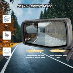 Right Passenger Side Mirror Compatible With Passenger Side-7Pins Textured Black
