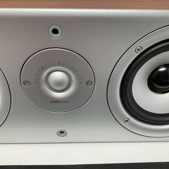 Polk Audio CS1 Center Channel Speaker Cherry Wood 2-Way Home Theater 8 Ohm