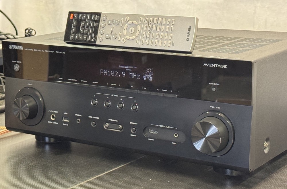 Yamaha RX-A770 A/V Receiver Dolby Atmos DTS:X Bluetooth MusicCast 400W Wifi