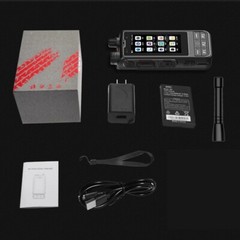 ANYSECU Zello W6PLUS Android 10 4G Network Radio UHF 400-470Mhz Walkie Talkie