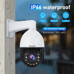 JideTech 4K 8MP Outdoor PTZ IP PoE Camera 200x Hybird Zoom Full Color PTZ Camera