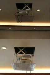1M Projector Bracket Motorized Electric Lift Projector Lift with Remote Control