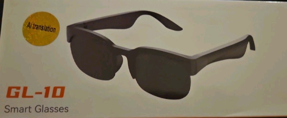 Gl-10 Ai Translation Smart Glasses Touch Calling Music Wireless