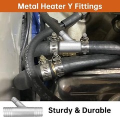 1 Set 1″ to 5/8 CAB Heater Y Fitting Compatible For UTV SXS RZR CAN AM Polaris