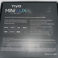TiVo Mini LUX 4K (TCDA95000) Lifetime Voice GLO-Remote