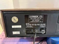 Fisher Studio Standard CR 5150 Cassette Deck 3 Head WORKS REMOTE RARE Japan