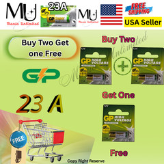 GP 1 X PACK A23 12V Alkaline 23-A replacement battery For Remote Garage Key Fobs