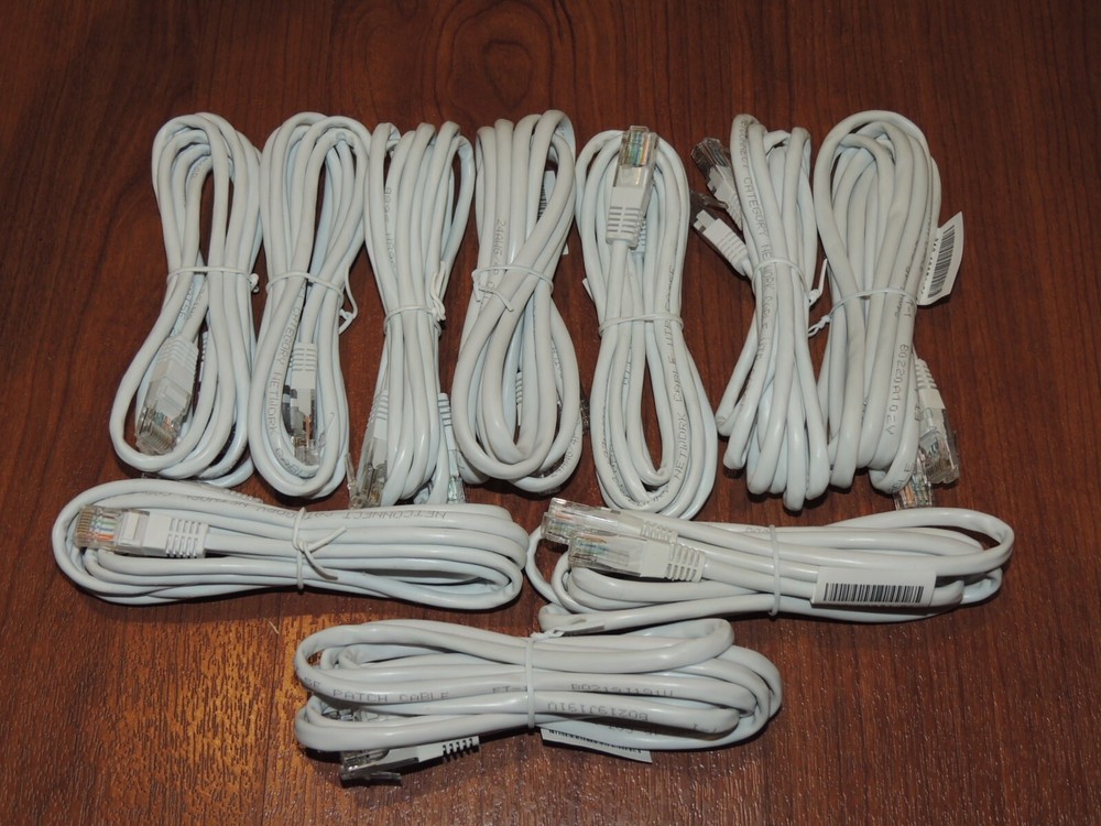Lot of 10 – New Genuine Netgear Alro CAT5E Ethernet Cable – 6 FT – 312-10071-01