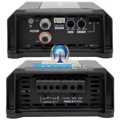 OPEN BOX SOUNDIGITAL EVOX2 400.2 4-OHM MINI 2-CH 400W RMS MOTORCYCLE AMPLIFIER