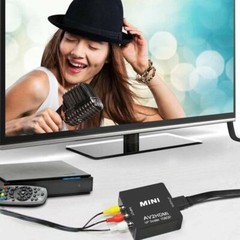 RCA AV to HDMI HD Converter Composite CVBS Audio Video Adapter Wii NES SNES