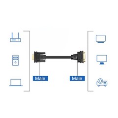 VGA Cable Male To Female 15 Pin PC Monitor TV LCD Plasma Hd Svga Lead 1m – 5m