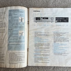 AKAI GX-F35 Stereo Cassette Deck Operator’s Manual Several Language OEM Japan