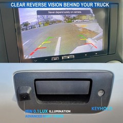 Tailgate Handle Backup Rear View Camera for 2007-2013 Chevrolet Chevy Silvera…