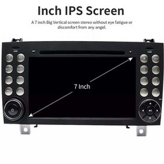 7″Car Radio GPS CarPlay Stereo Headunit 8+128G For BENZ SLK-Class R171 2004-2012