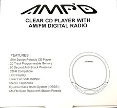 Portable CD Player Rechargeable With Headphones Walkman for Car home Personal