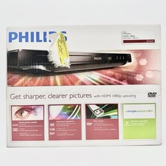 Philips DVP3680 DVD Player HDMI 1080p Upscaling USB Remote Box Tested