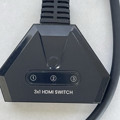 3X1 HDMI Switch 4K HDMI Splitter NEW Compatibility Apple, PS5,PS4, Xbox, PC
