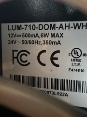 Luma Surveillance LUM-710-DOM-AH-WH Outdoor Camera With IR and Heater Lot Of 2