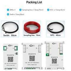JIKONG JKBMS 3S 4S 8S-24S Smart Active Balanced BMS 40-300A 4 LiFePo4 Li-ion LTO