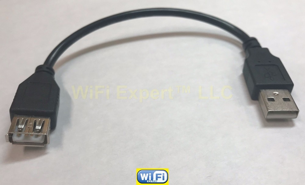 1 x 7-inch USB 2.0 A Male to A Female Extension Cable