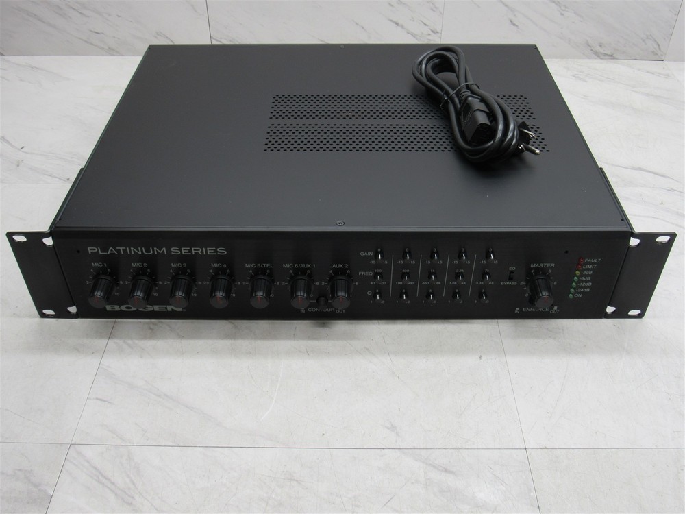 Bogen Platinum PS240 Amplifier 240W RMS 1 Channel Public Address Amplifier