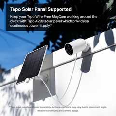 TP-Link Tapo MagCam Wireless Smart Security Camera Night Vision Two-Way Audio