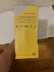 EEEKit 1080p Portable LED Mini Projector – White/Yellow NEW IN BOX FREE SHIP