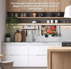 Sylvox 15.6″ Mini TV 12Volt TV 90° Flip Down ±45° Rotatable 1080P Kitchen Yacht