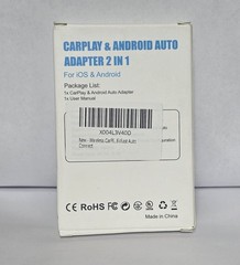 2 in 1 Carplay & Android Auto Adapter Dongle Compatible with iOS & Android