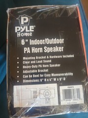 Pyle Indoor/Outdoor PA Horn Speaker – 6” Pa Horn Speaker 50w