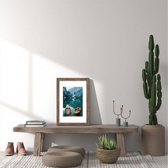 Hongkee 11×17 Frame, Rustic Brown Wood Style – Display 11X17 in,