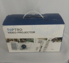 TopTro TR21 Mini WiFi HDMI Bluetooth 1080P Video LED Projector In White