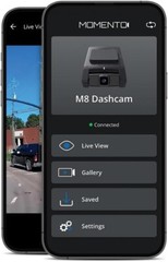 Momento M8 MD-8400 Wi-Fi + GPS Front & Rear Dash Camera Kit with 64GB MicroSD